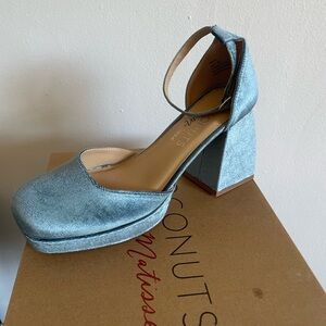 Coconuts by Matisse Denim Blue Platform Shoes